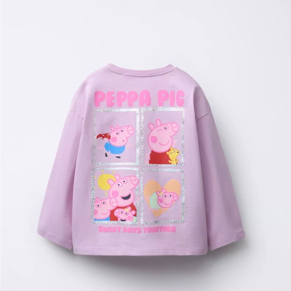 Peppa Pig Kids Lavender long sleeve t-shirt